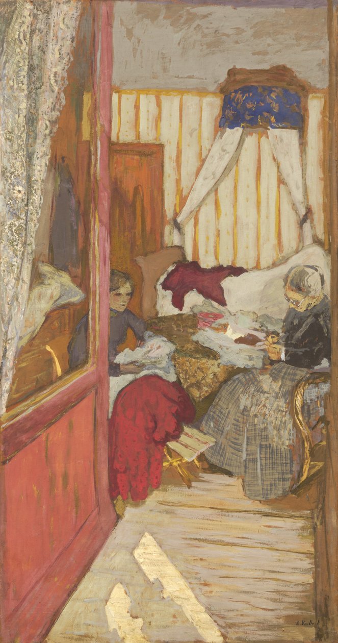 Szycie kobiet autorstwa Edouard Vuillard