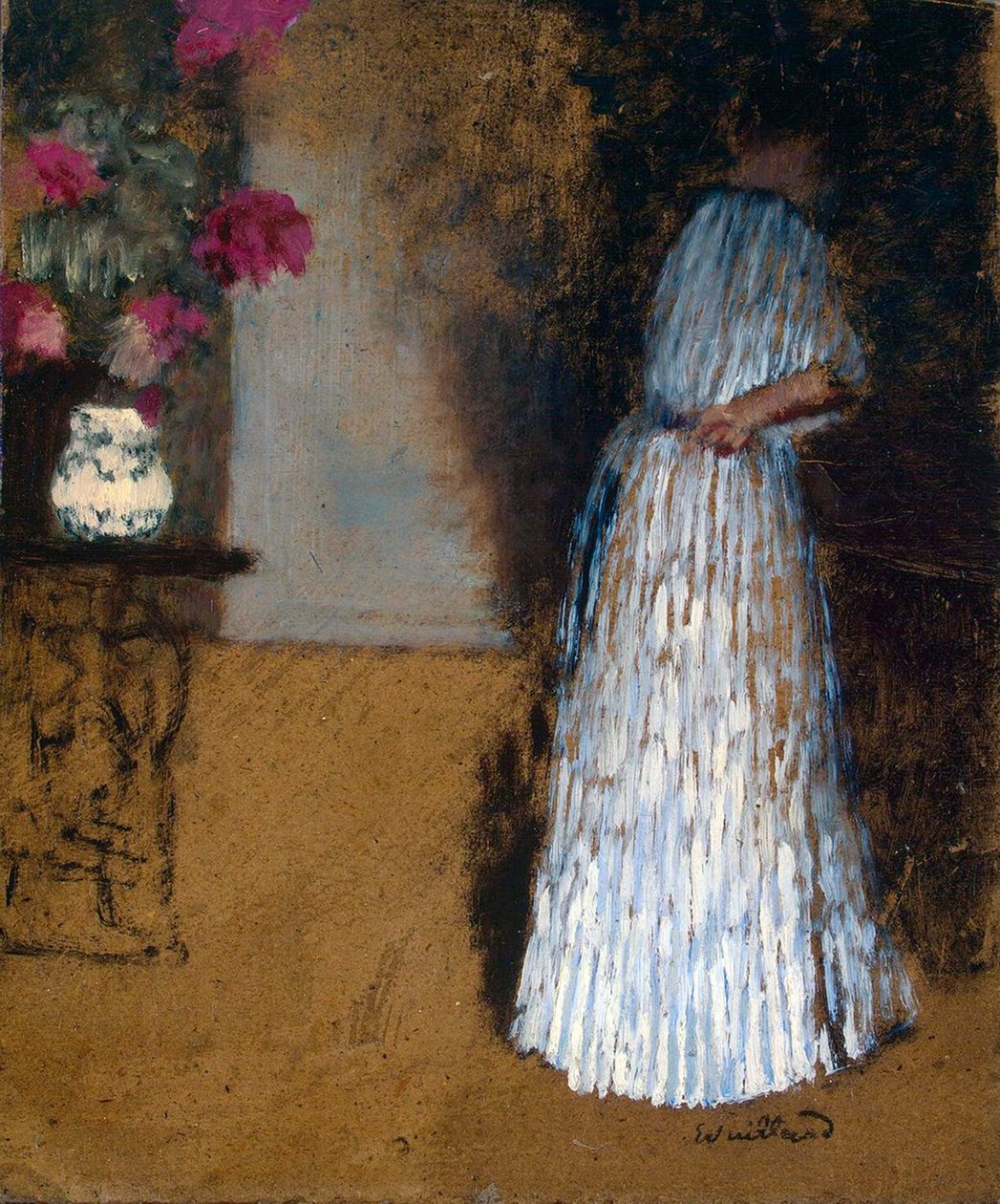Młoda kobieta w pokoju”, 1892-1893. autorstwa Edouard Vuillard