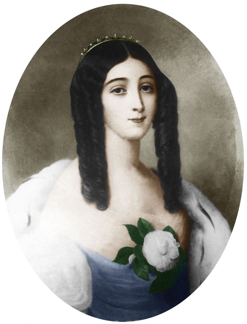 Marie Duplessis autorstwa Édouard after Viénot