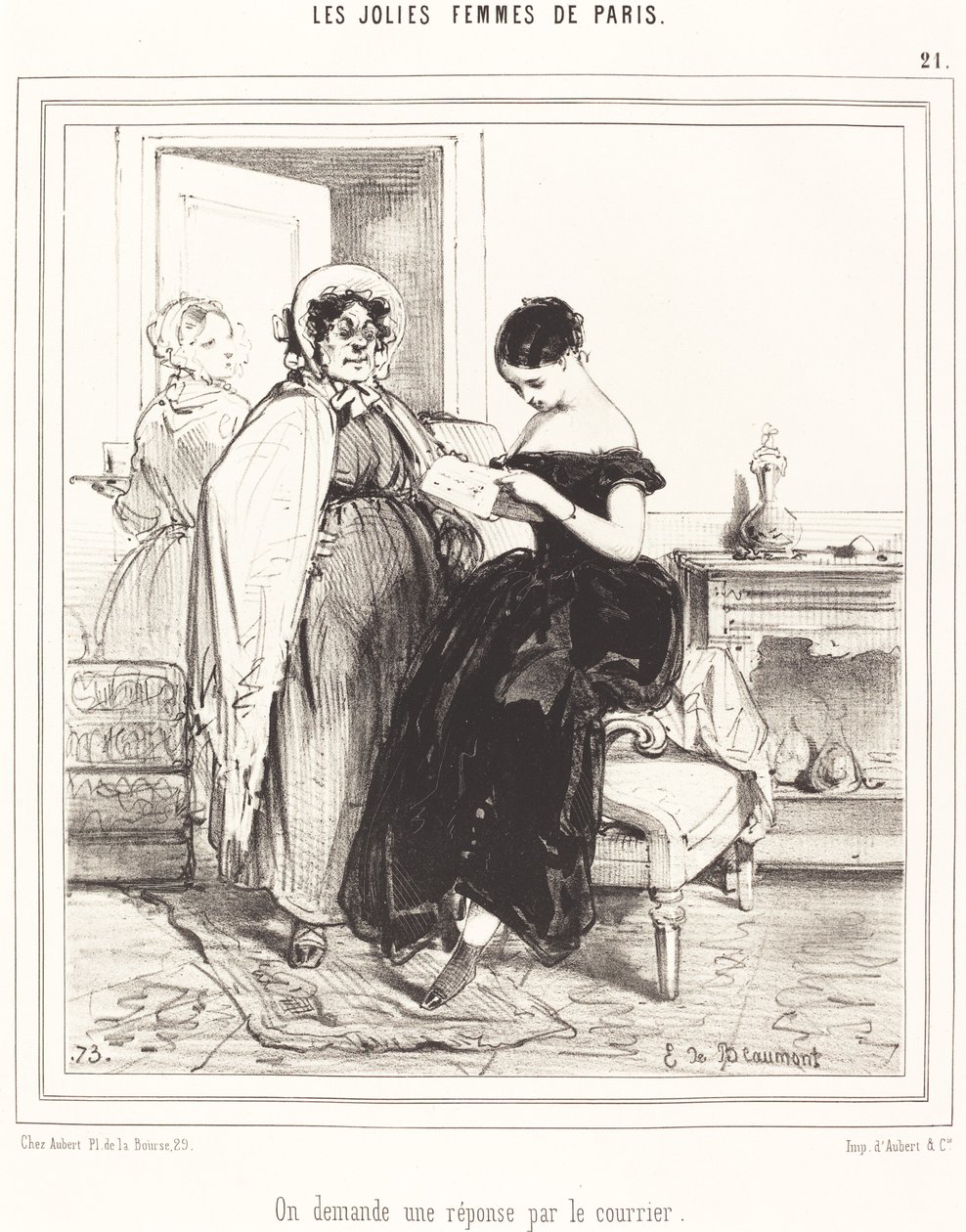 Prosimy o odpowiedź pocztą autorstwa Edouard de Beaumont