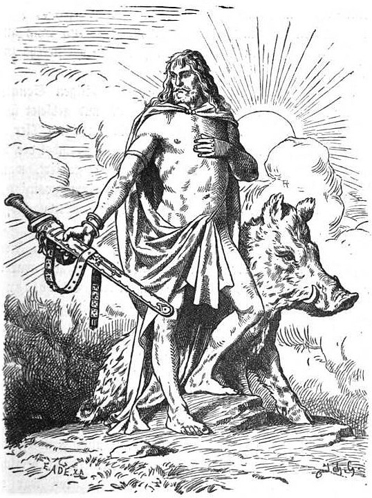 Freyra autorstwa Eduard Ade