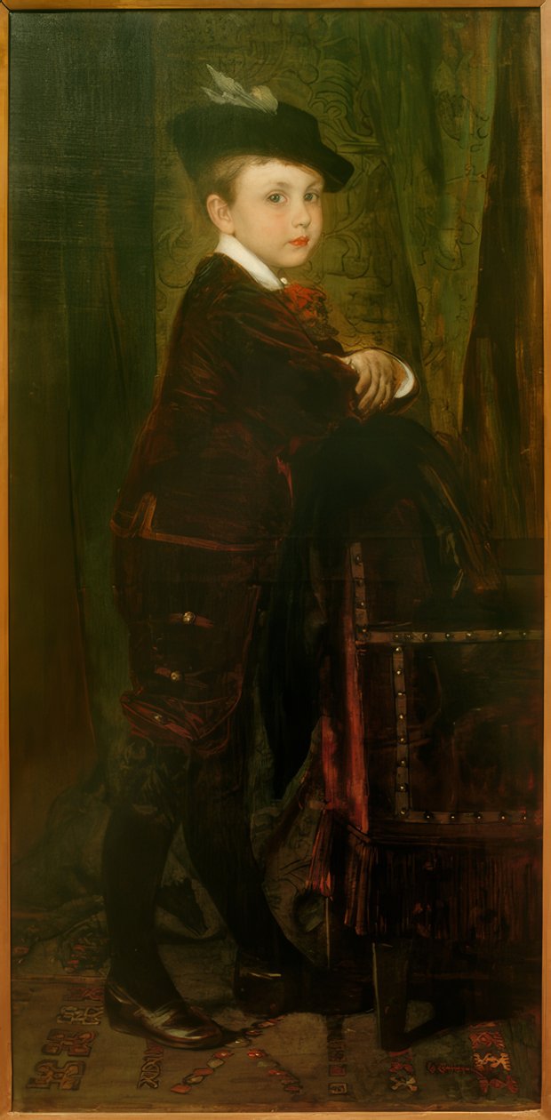 Portret Hansa von Liebieg autorstwa Eduard Charlemont