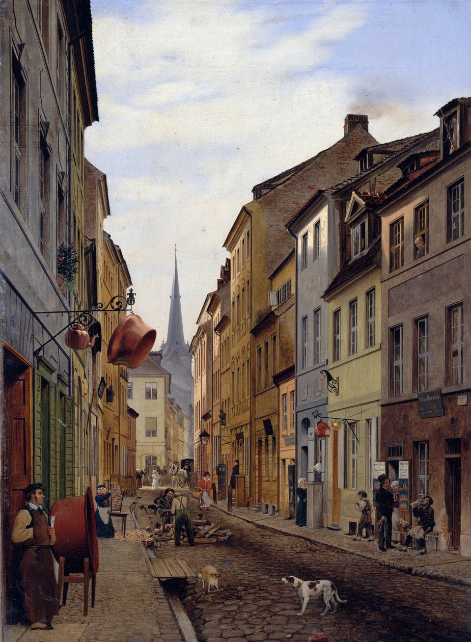 Parachialstrae autorstwa Eduard Gaertner