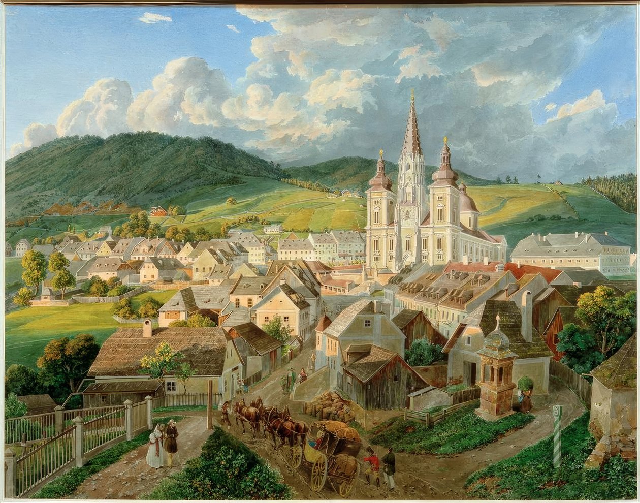 Mariazell (Styria, Austria). autorstwa Eduard Gurk