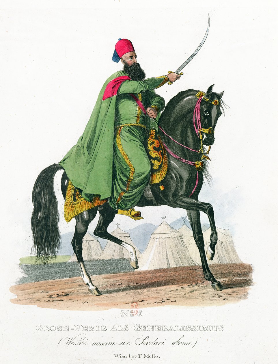 Wielki Wezyr, 1829 autorstwa Eduard Gurk