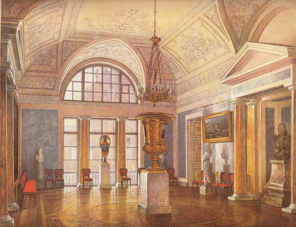 Sala Apolla autorstwa Eduard Hau