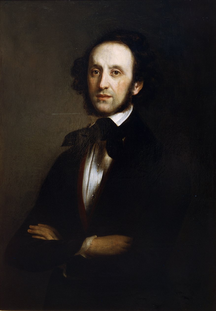Feliks Mendelssohn autorstwa Eduard Magnus