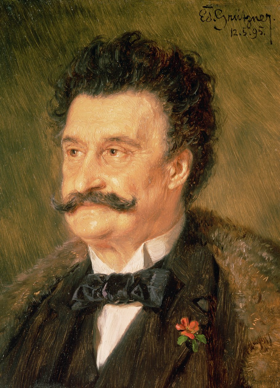 Johann Strauss Młodszy, 1895 autorstwa Eduard von Grutzner