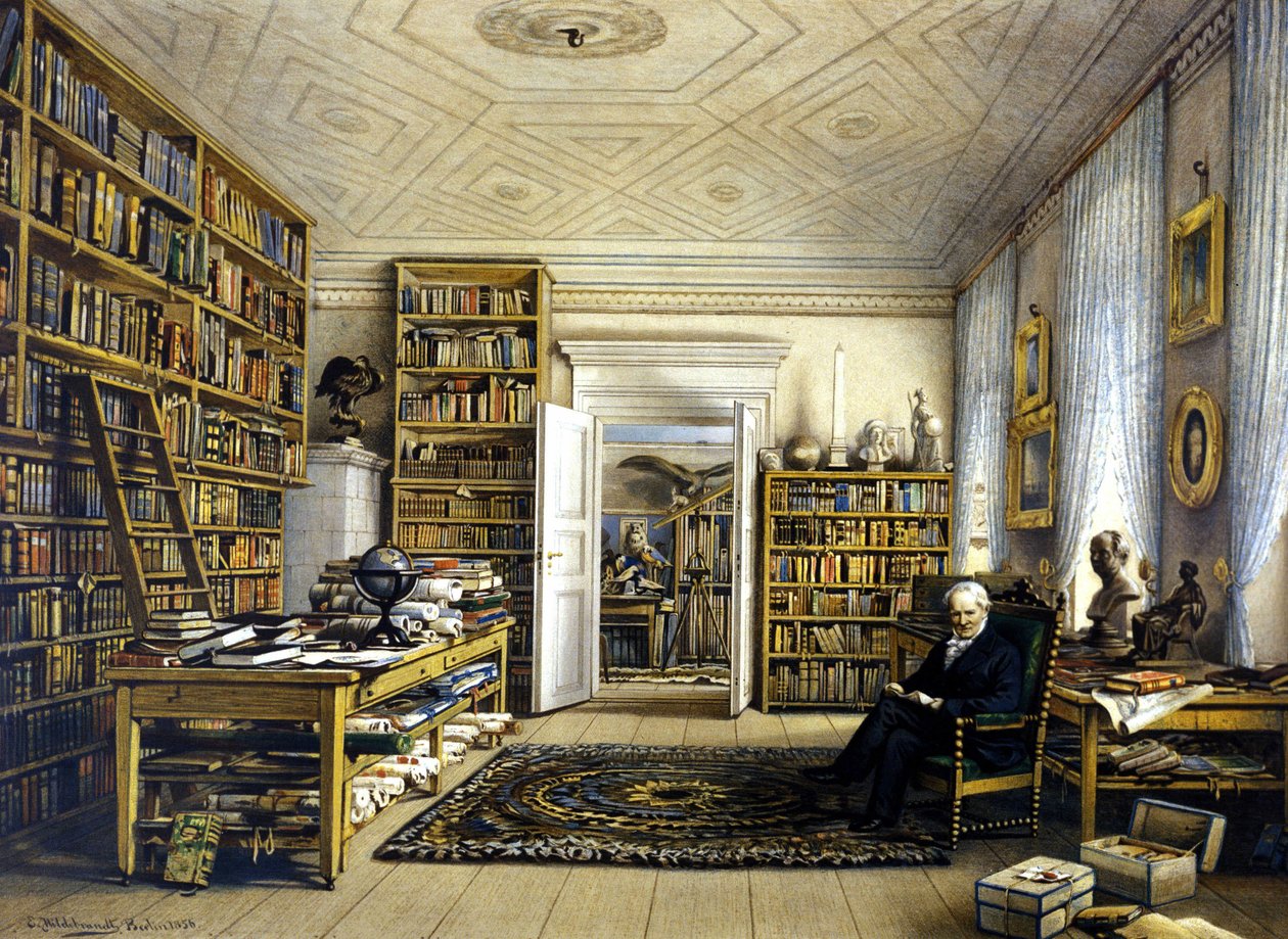 Alexander Von Humboldt (Aleksander Humboldta autorstwa Eduard (after) Hildebrandt