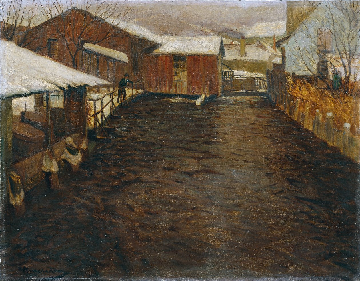 Zima autorstwa Eduard Ameseder