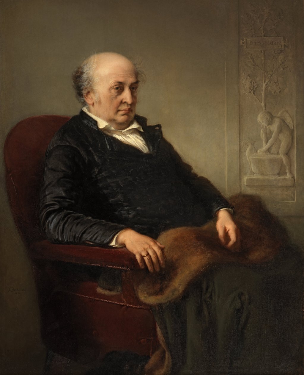 Der Maler Wilhelm von Schadow Malarz Malarz Wilhelm von Schadow autorstwa Eduard Bendemann