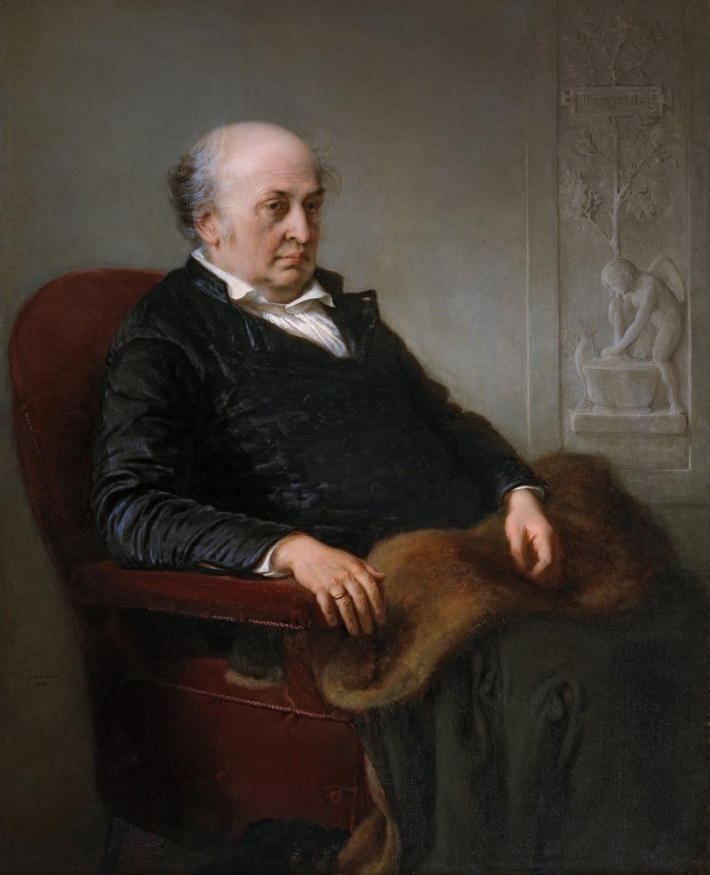 Der Maler Wilhelm von Schadow Malarz Malarz Wilhelm von Schadow autorstwa Eduard Bendemann