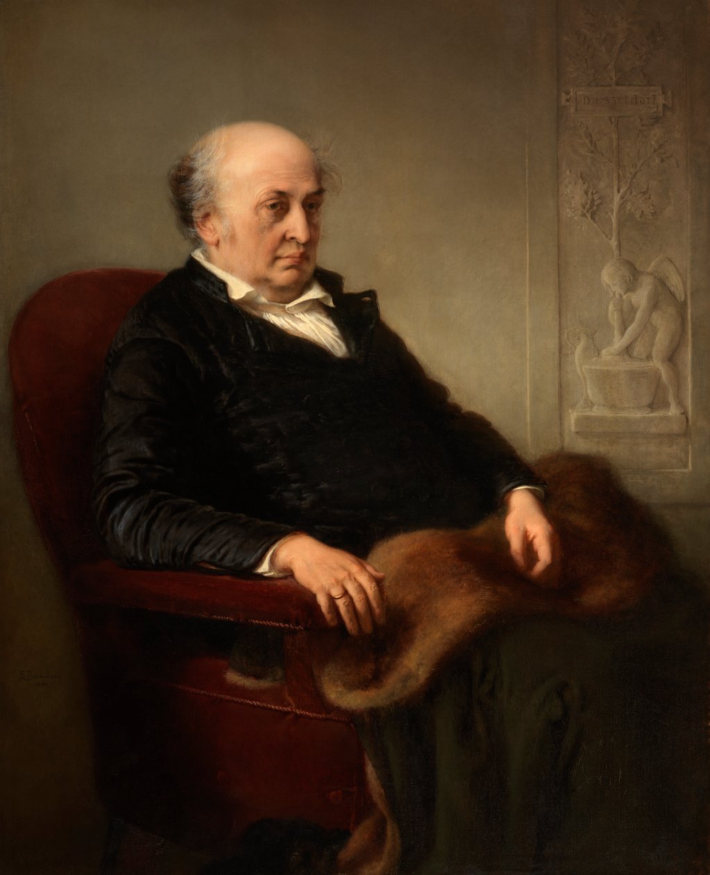 Malarz Wilhelm Schadow autorstwa Eduard Bendemann