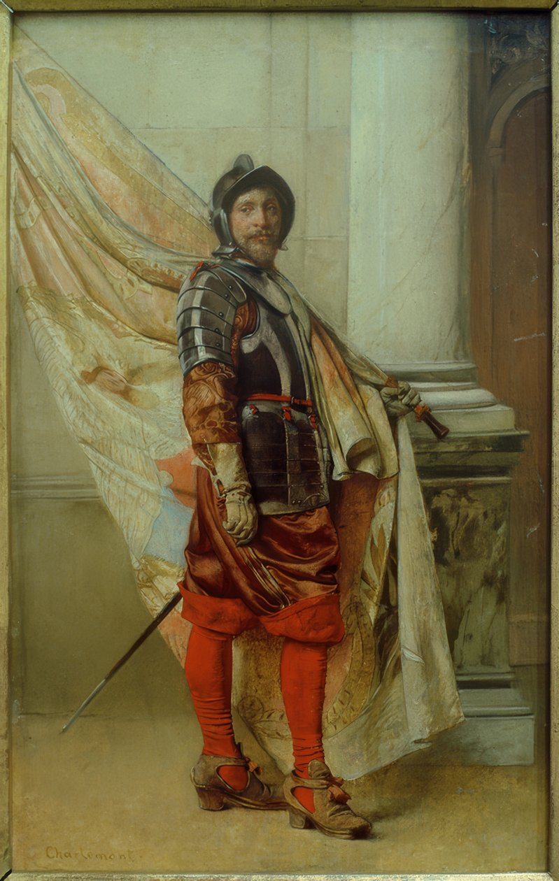 Osoba niosąca flagę autorstwa Eduard Charlemont