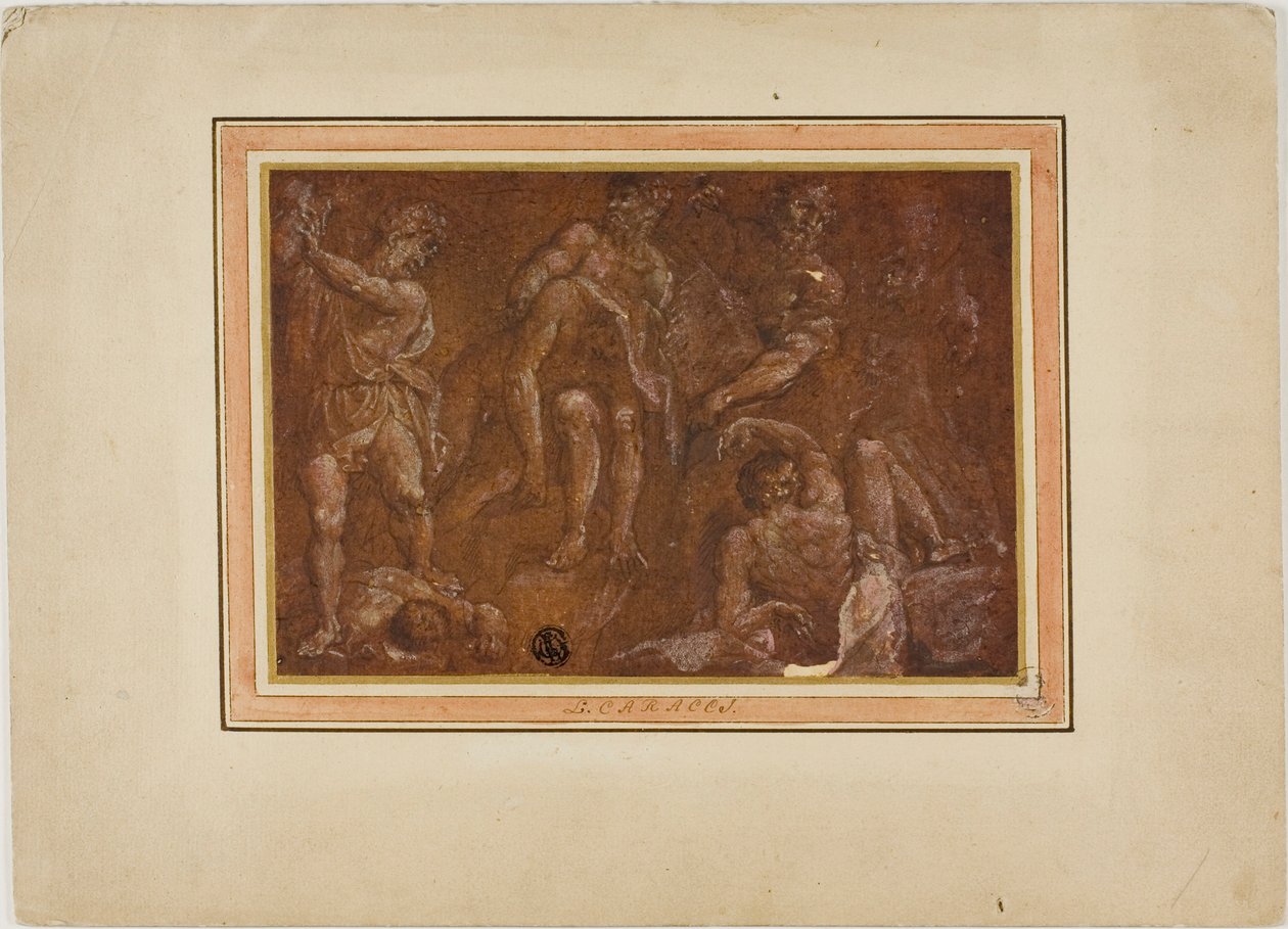 Scena bachanalijska autorstwa Eduard Dubois
