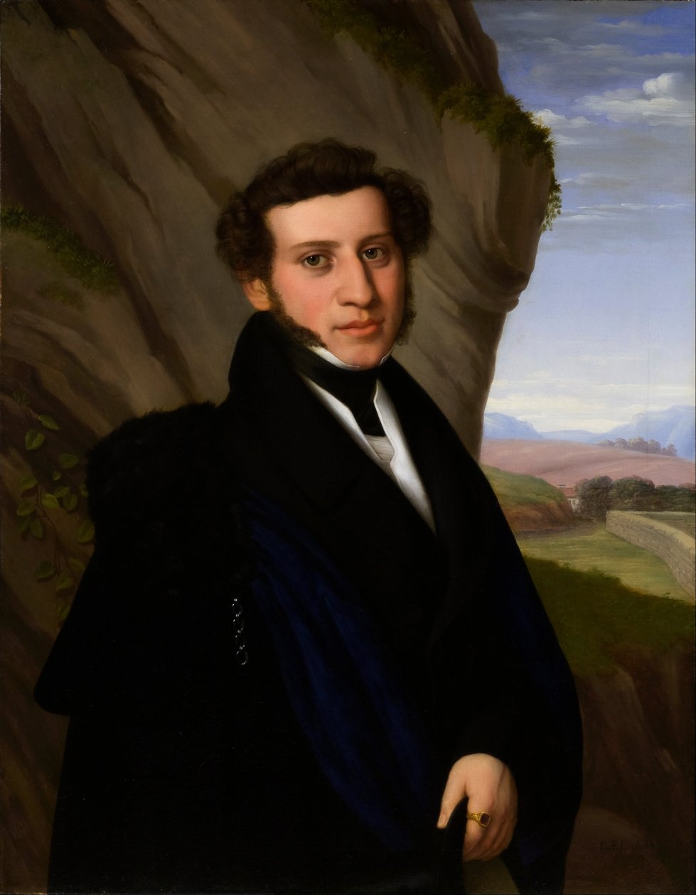 Portret Sama Ehrenstamma autorstwa Eduard Friedrich Leybold
