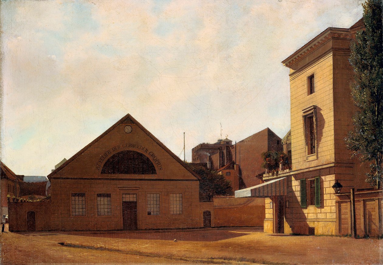 Pracownia braci Gropius autorstwa Eduard Gaertner