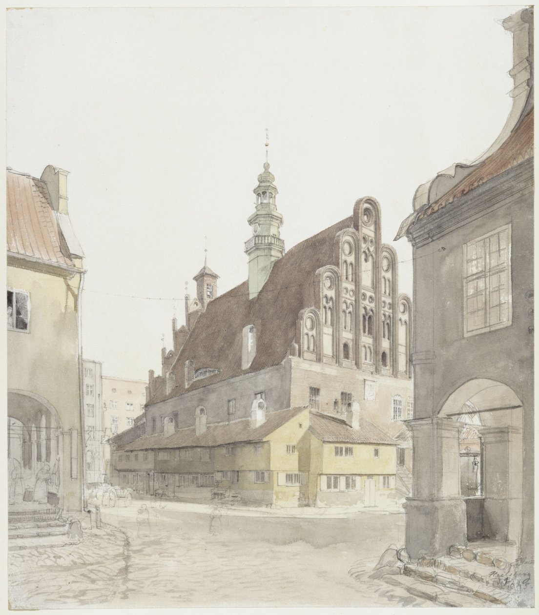 Ratusz w Lidzbarku Warmińskim autorstwa Eduard Gaertner