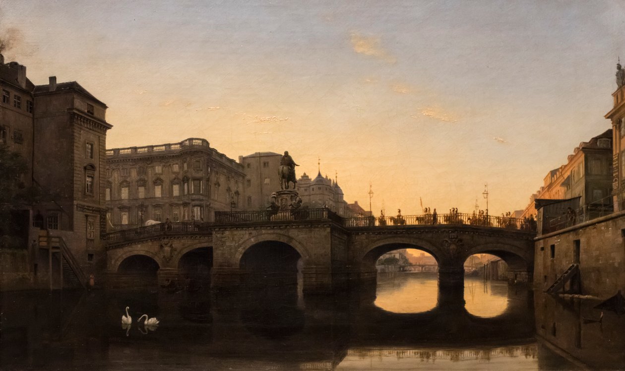 Długi Most w Berlinie autorstwa Eduard Gaertner