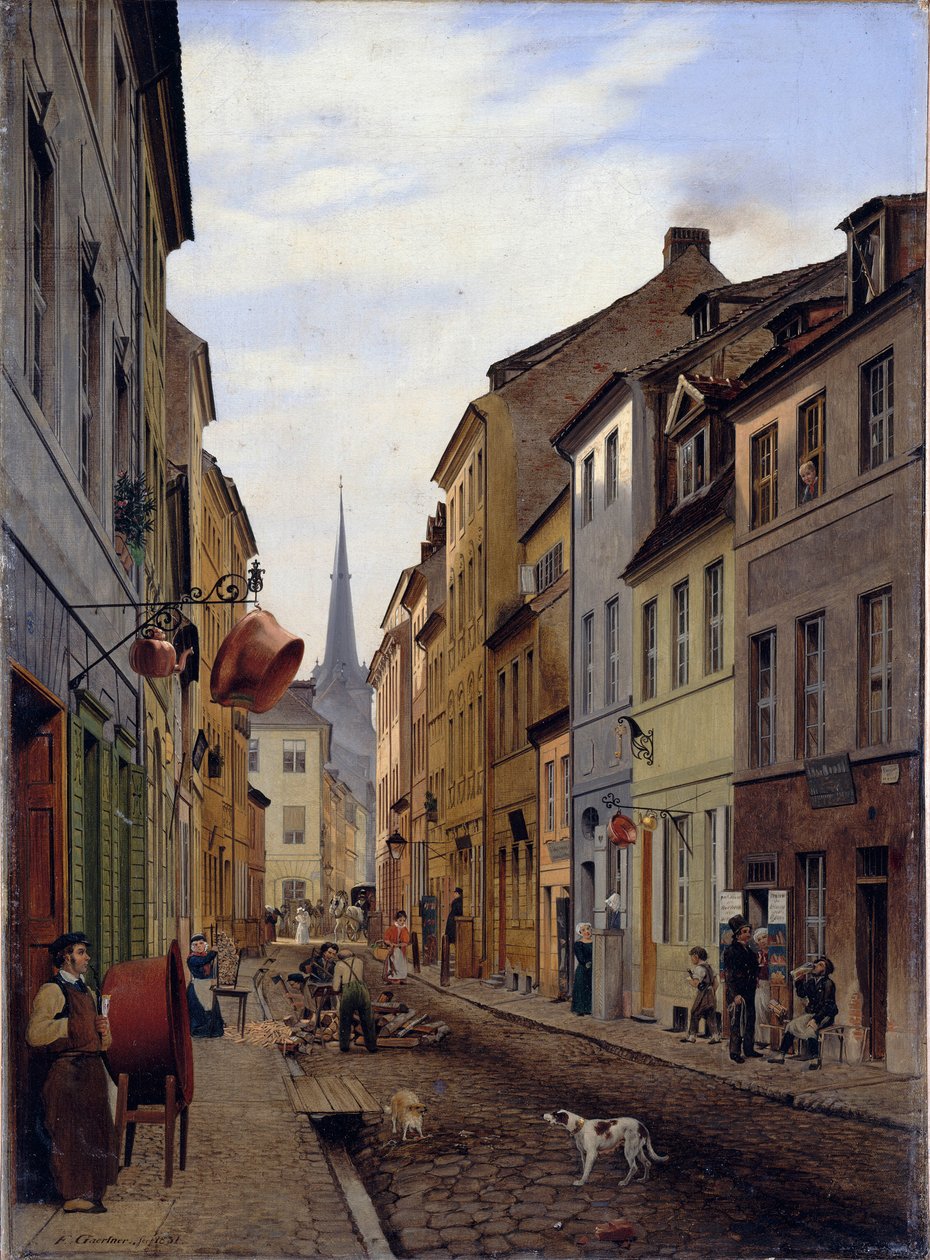 Parochialstraße autorstwa Eduard Gaertner