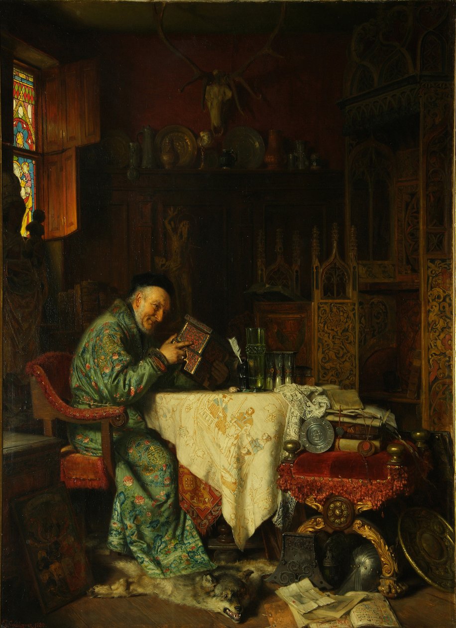 Kolekcjoner, 1880 autorstwa Eduard Gruetzner von