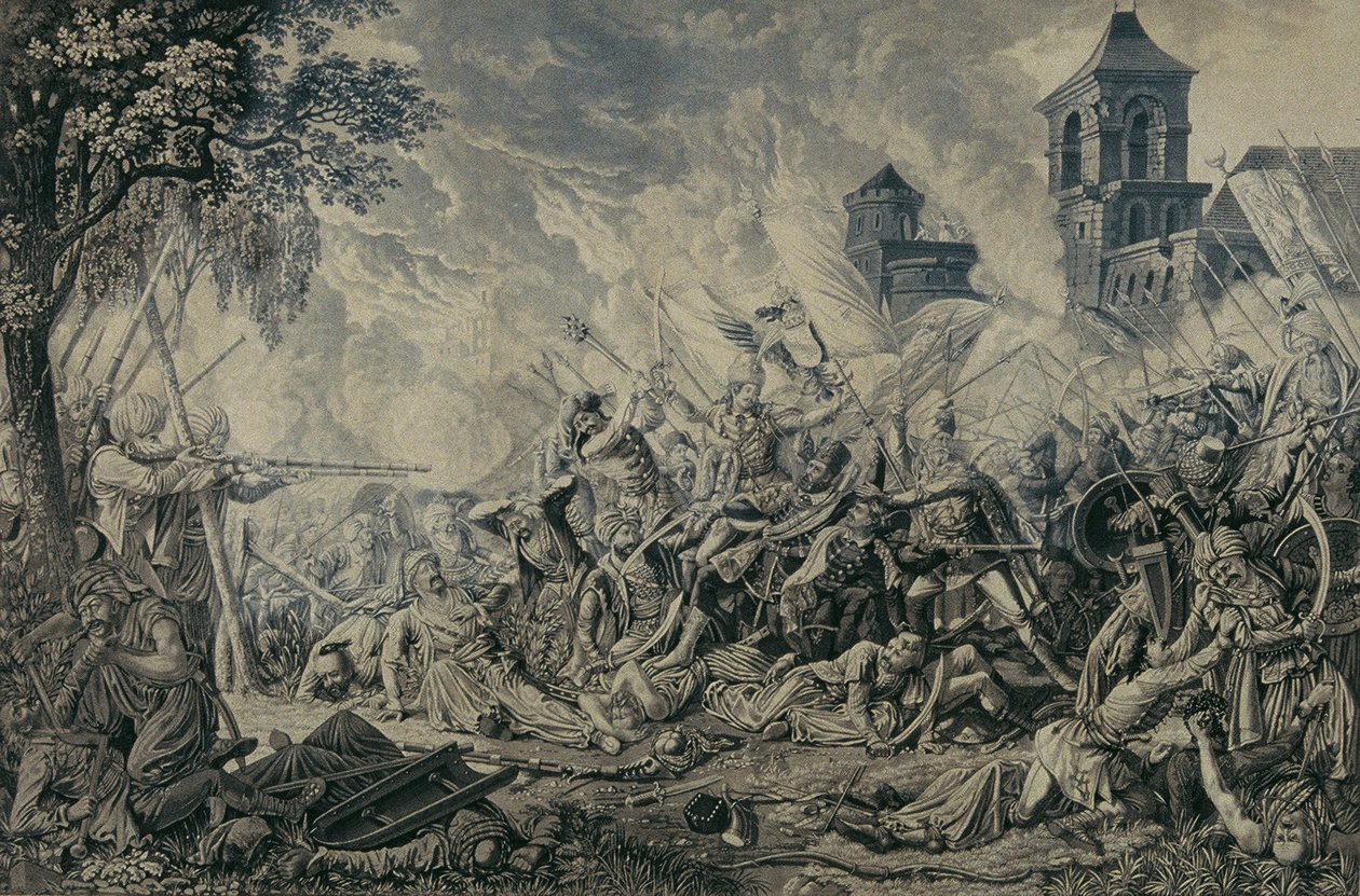 Śmierć Zriny (według F. Osolsobica) autorstwa Eduard Gurk