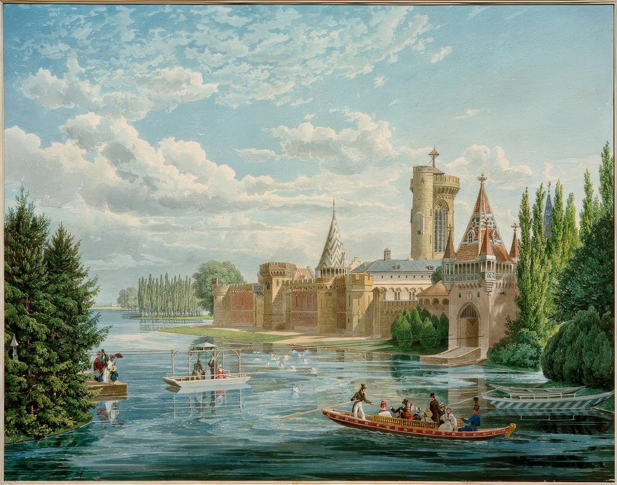 Franzensburg (zbudowany 1801-1836 za cesarza Franciszka I autorstwa Eduard Gurk
