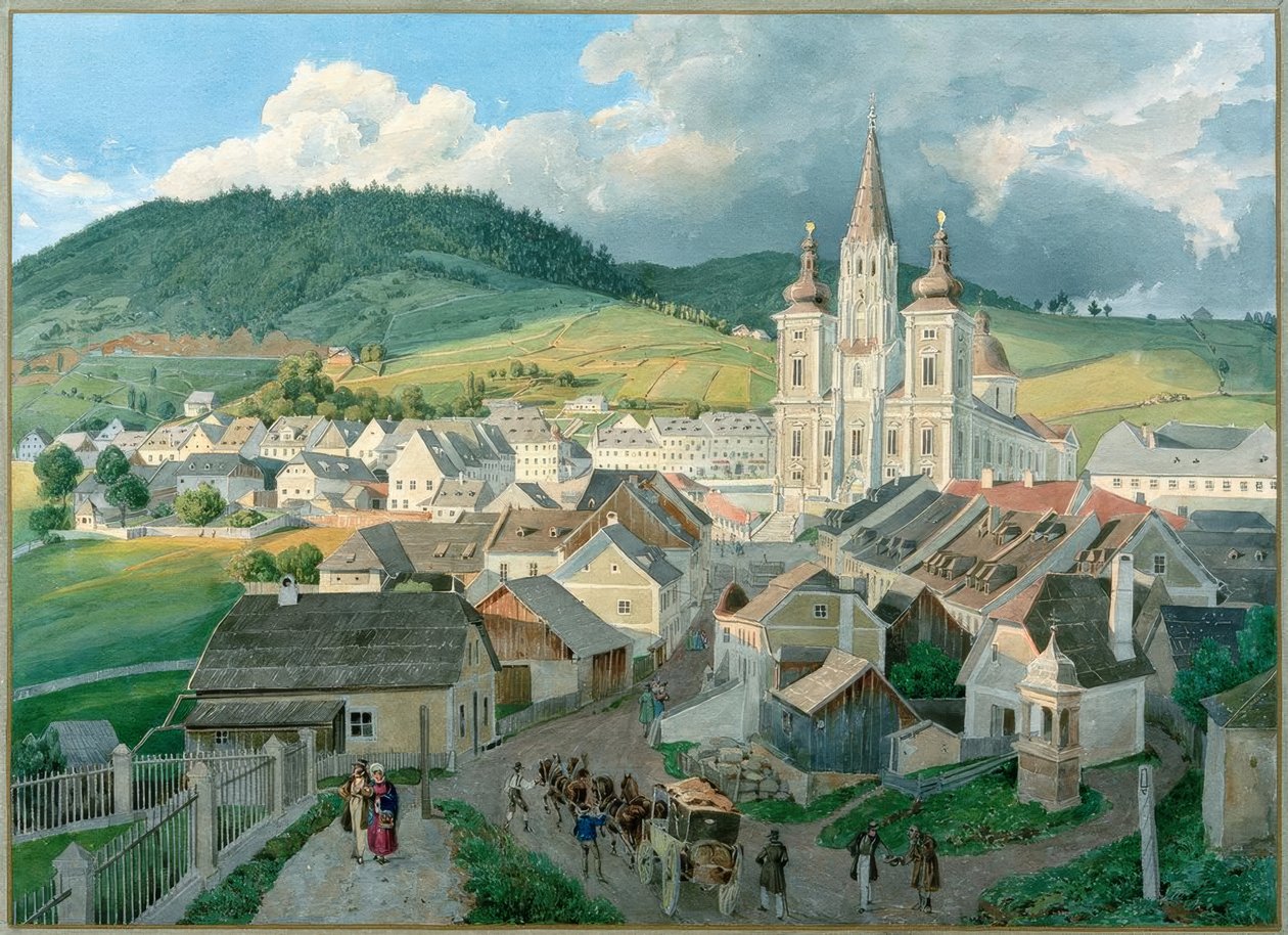 Kościół Gnadenkirche w Mariazell autorstwa Eduard Gurk