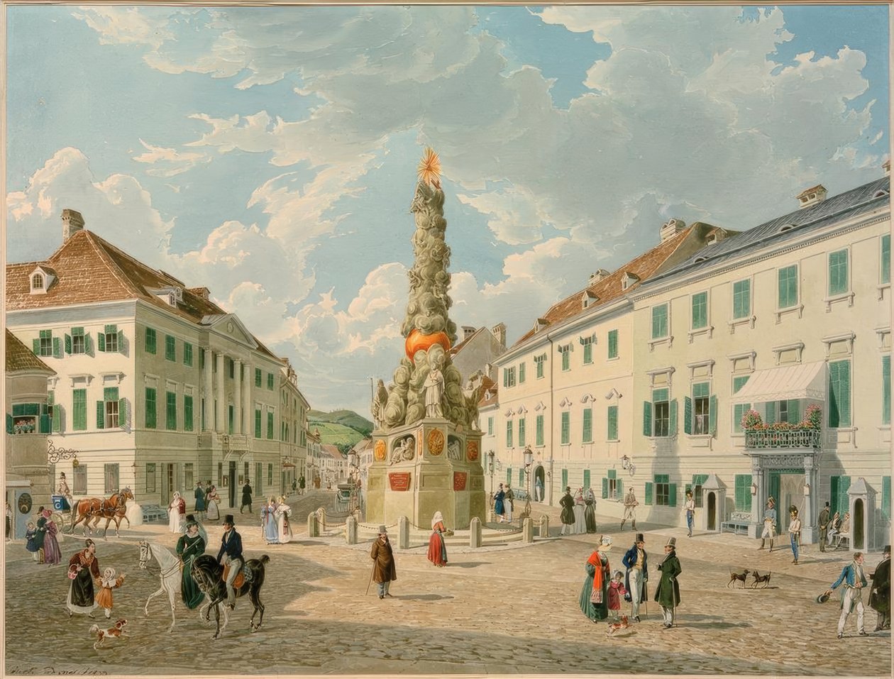Główny plac. autorstwa Eduard Gurk