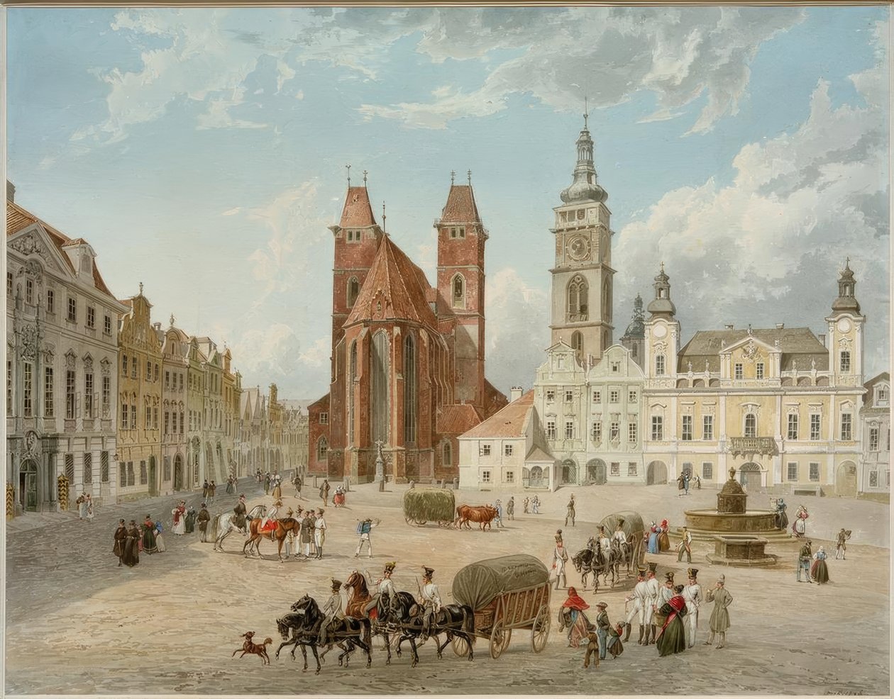Königgrätz / Hradec Králové (Nordostböhmen, Tschechien), autorstwa Eduard Gurk