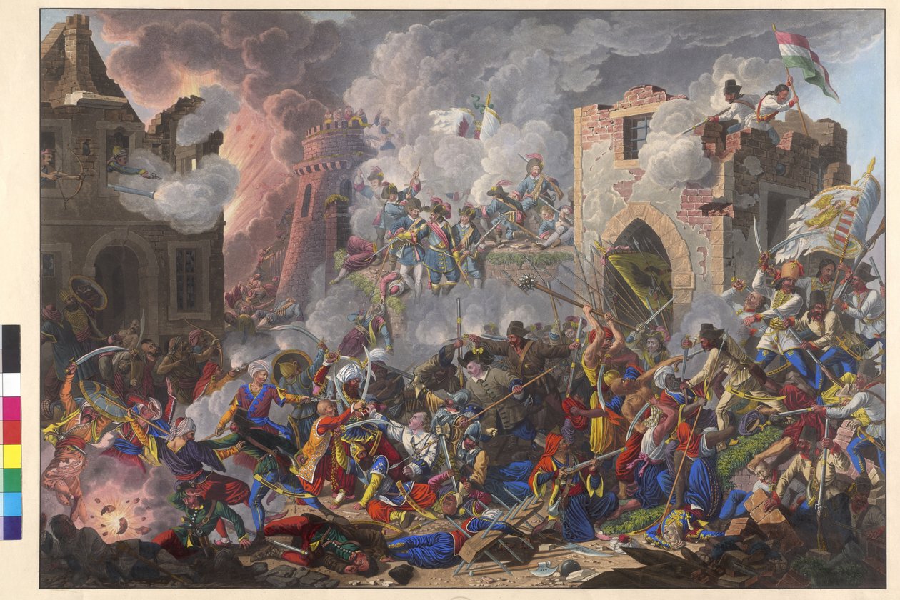 Zwycięska rekonkwista Budy 2 września 1686 r. przez Węgry autorstwa Eduard Gurk