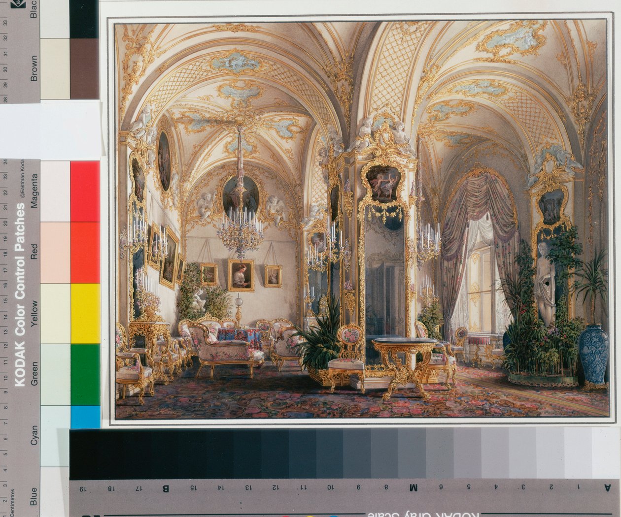 Wnętrza Pałacu Zimowego (Palais d