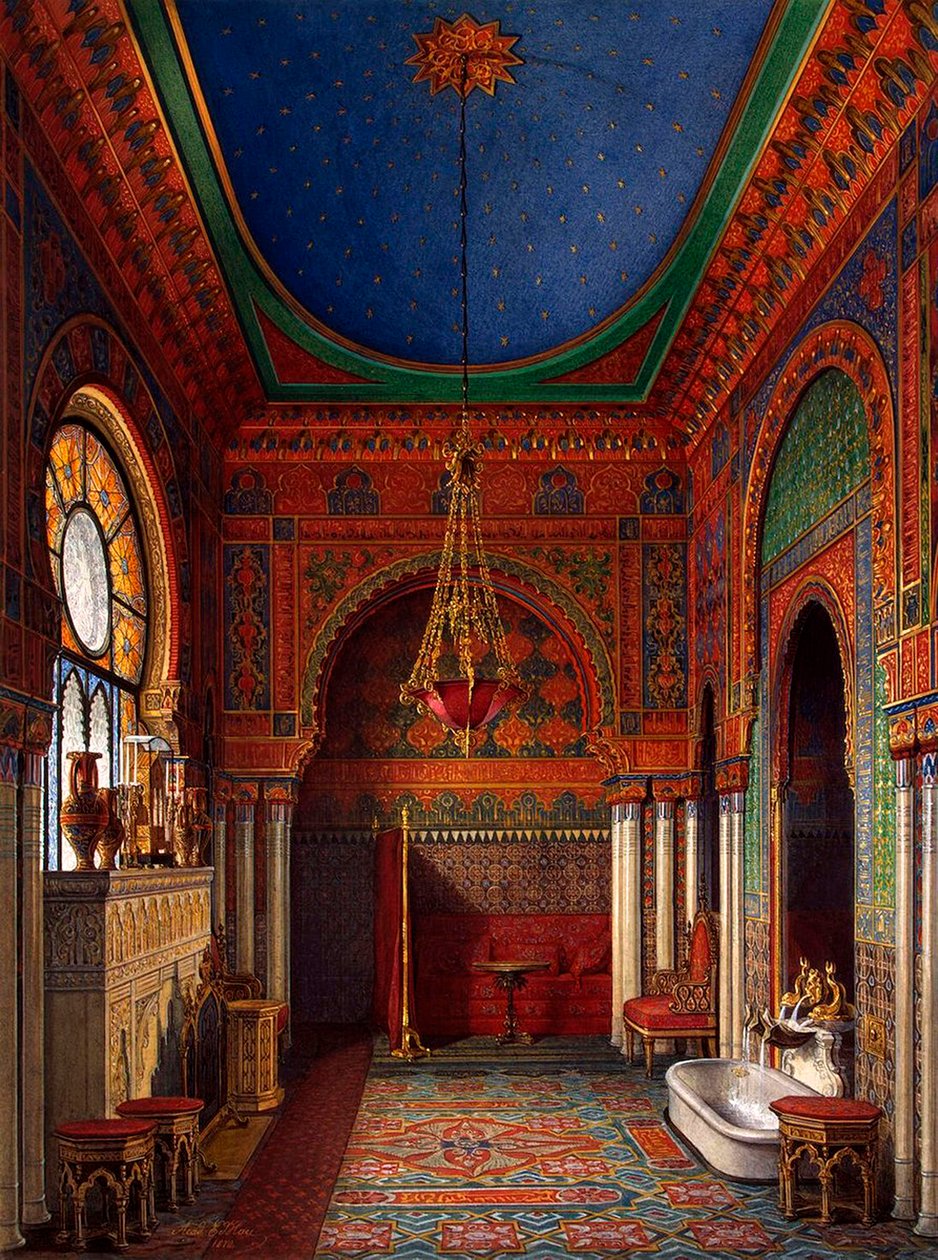 Wnętrza Pałacu Zimowego, 1870. autorstwa Eduard Hau