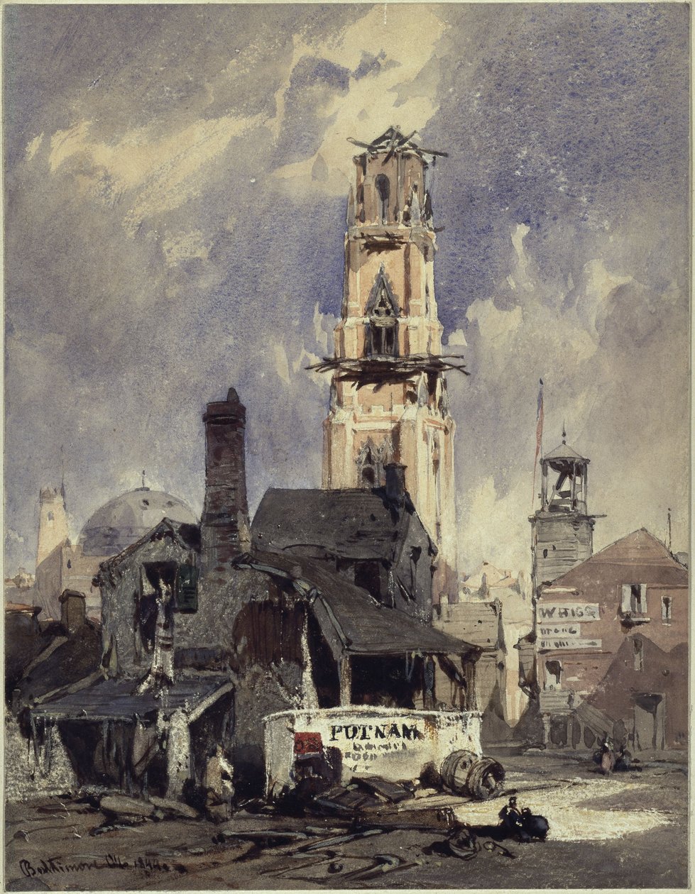 Widok Baltimore autorstwa Eduard Hildebrandt