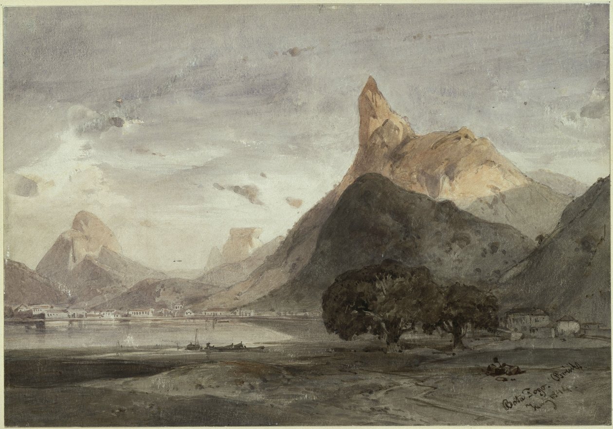 Botafogo w Rio de Janeiro autorstwa Eduard Hildebrandt