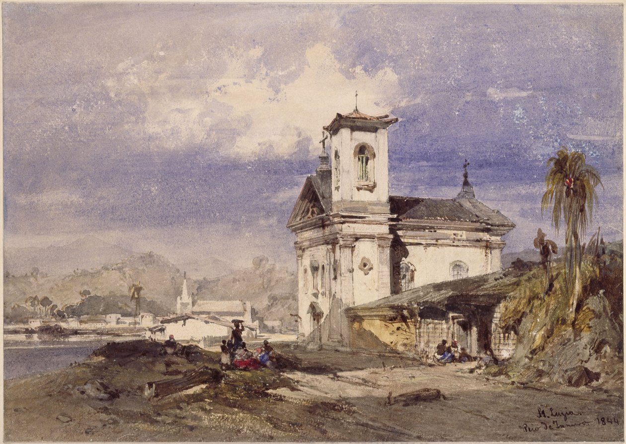 Kościół św. Luzji, Rio de Janeiro autorstwa Eduard Hildebrandt