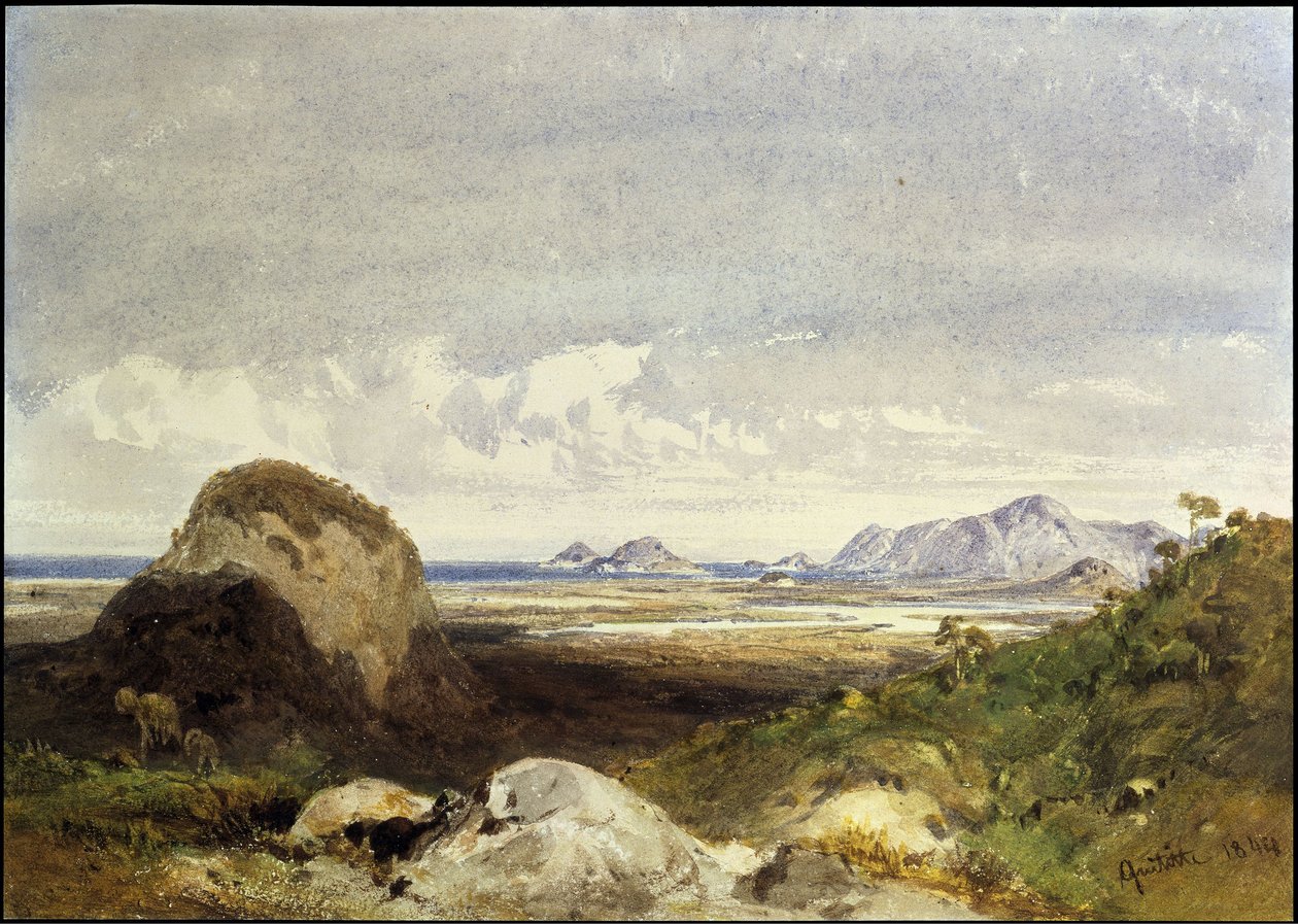 Krajobraz nadmorski autorstwa Eduard Hildebrandt