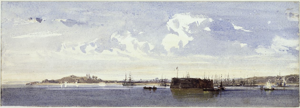 Panorama Bahii autorstwa Eduard Hildebrandt