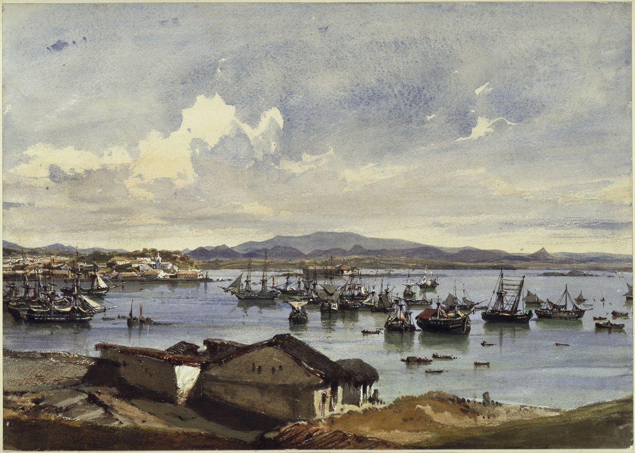 Panorama Rio de Janeiro autorstwa Eduard Hildebrandt