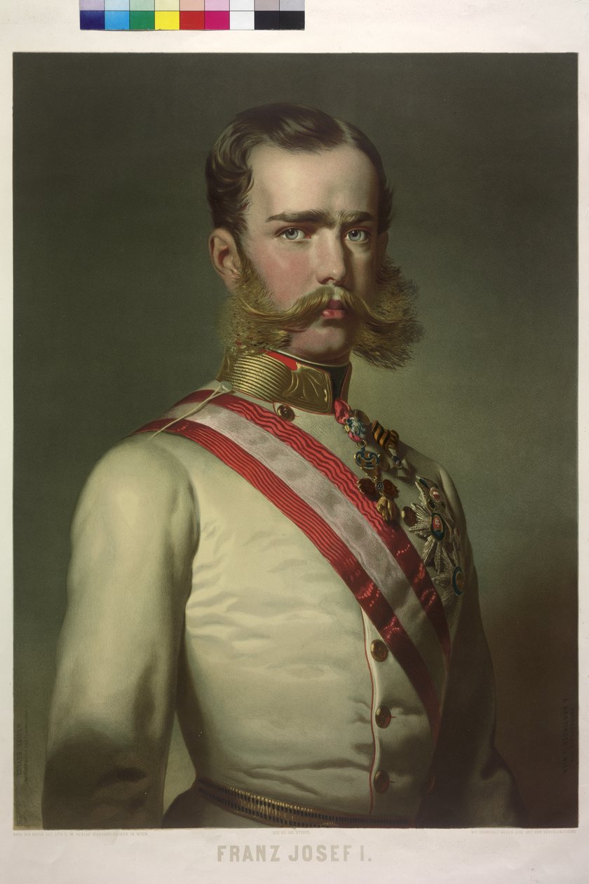 Cesarz Austrii Franciszek Józef I autorstwa Eduard Kaiser