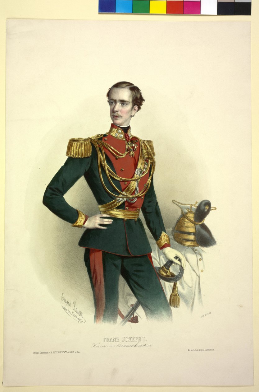Cesarz Austrii Franciszek Józef I autorstwa Eduard Kaiser