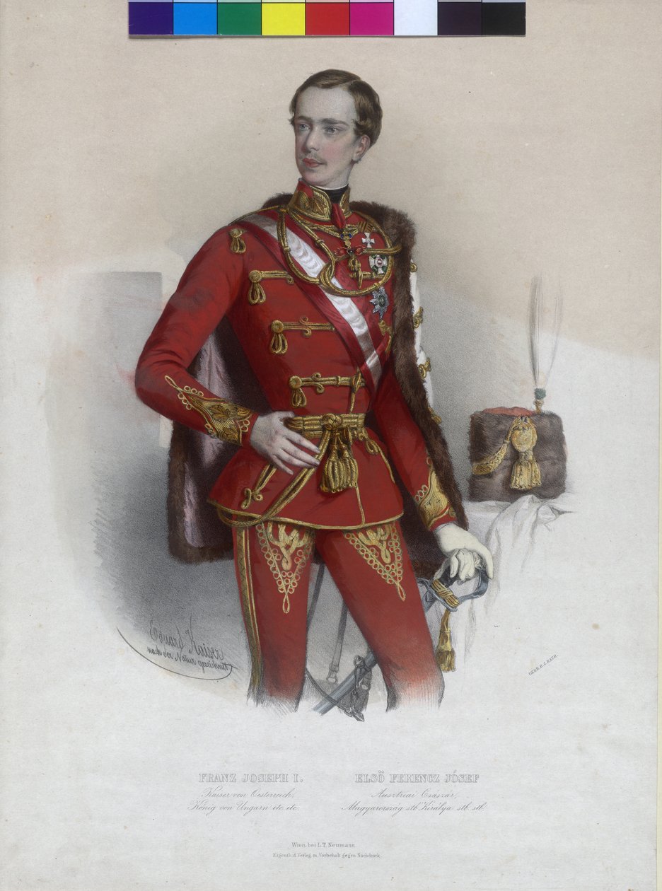 Cesarz Austrii Franciszek Józef I autorstwa Eduard Kaiser