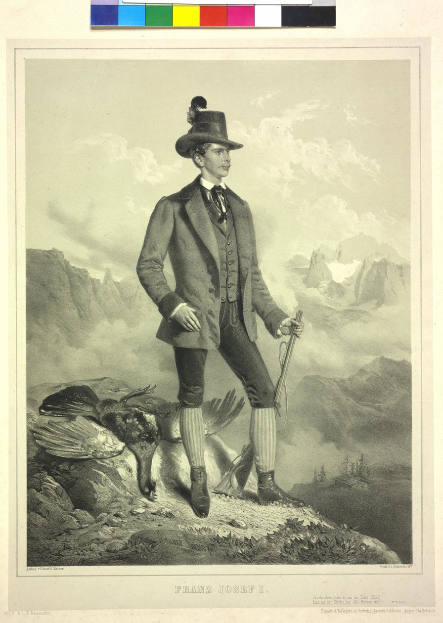 Cesarz Austrii Franciszek Józef I autorstwa Eduard Kaiser