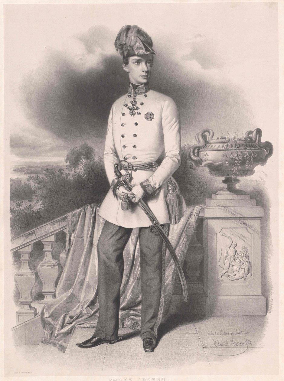 Cesarz Austrii Franciszek Józef I autorstwa Eduard Kaiser