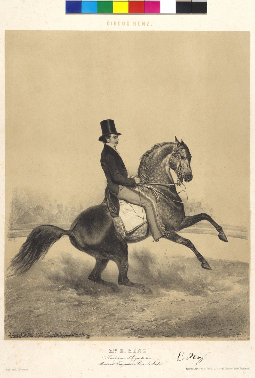Ernst Jacob Renz (litograf) autorstwa Eduard Kaiser