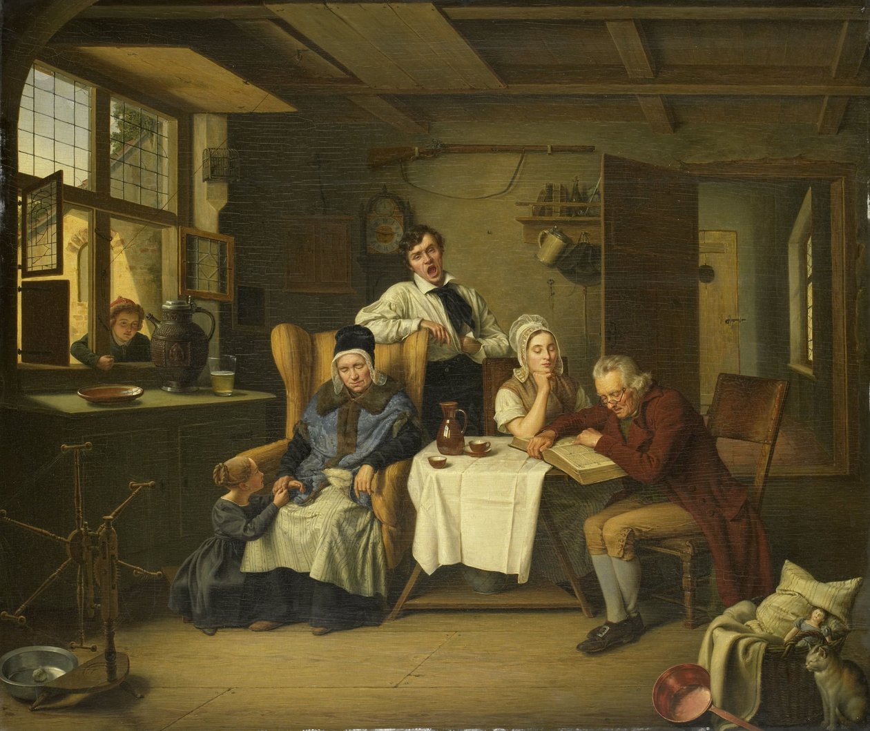 Czytanie Biblii autorstwa Eduard Karl Gustav Lebrecht Pistorius