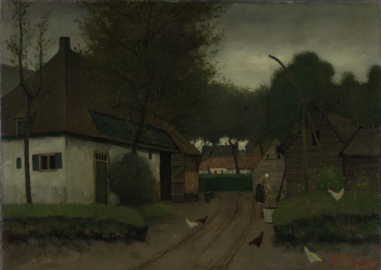 Zagroda z zabudowaniami autorstwa Eduard Karsen