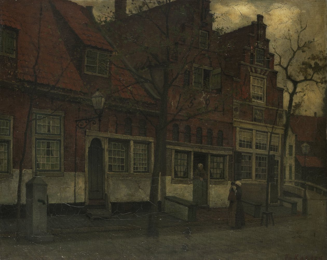 Domy na Breedstraat, Enkhuizen autorstwa Eduard Karsen