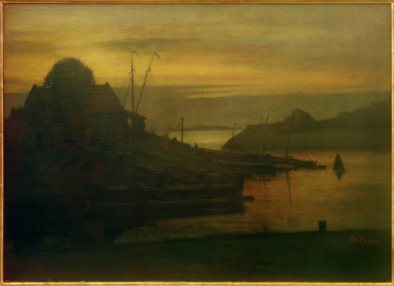 Schiffswerft w Muiden autorstwa Eduard Karsen