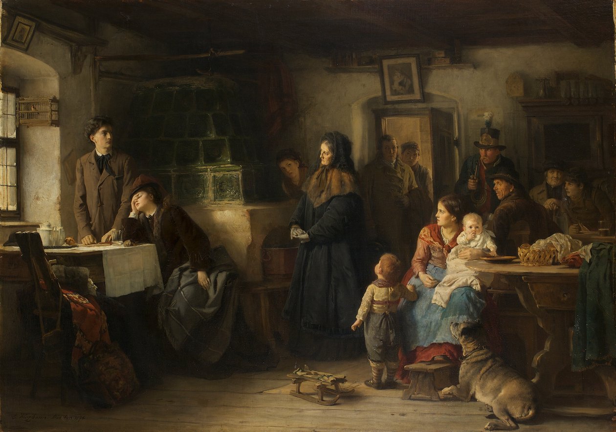 Zbiegli uchodźcy autorstwa Eduard Kurzbauer